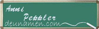 Anni Peppler Visitenkarte